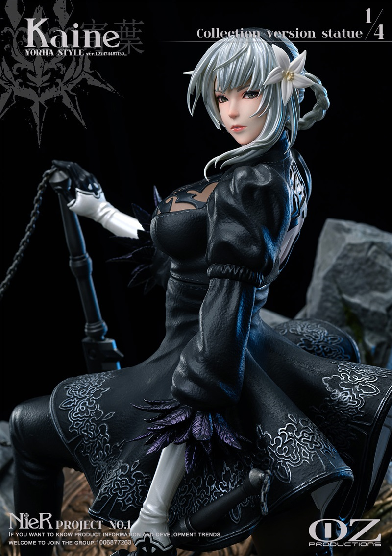1/4 Scale YoRHa Style Kaine - NieR:Automata Resin Statue - OZ Production Studios [Pre-Order]-shopify