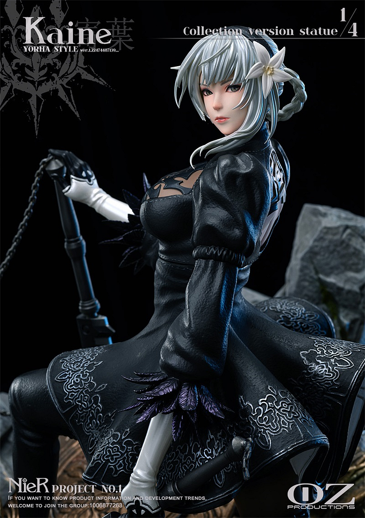 1/4 Scale YoRHa Style Kaine - NieR:Automata Resin Statue - OZ Production Studios [Pre-Order]-shopify