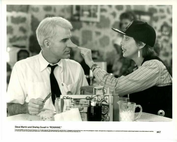 Steve Martin Shelley Duvall Roxanne Original Press 8X10 Photo Poster painting