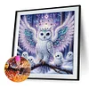 Diamond Painting-DIY Crystal Rhinestone Owl