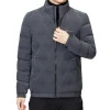 Men's fashionable stand collar casual thickened warm down jacket