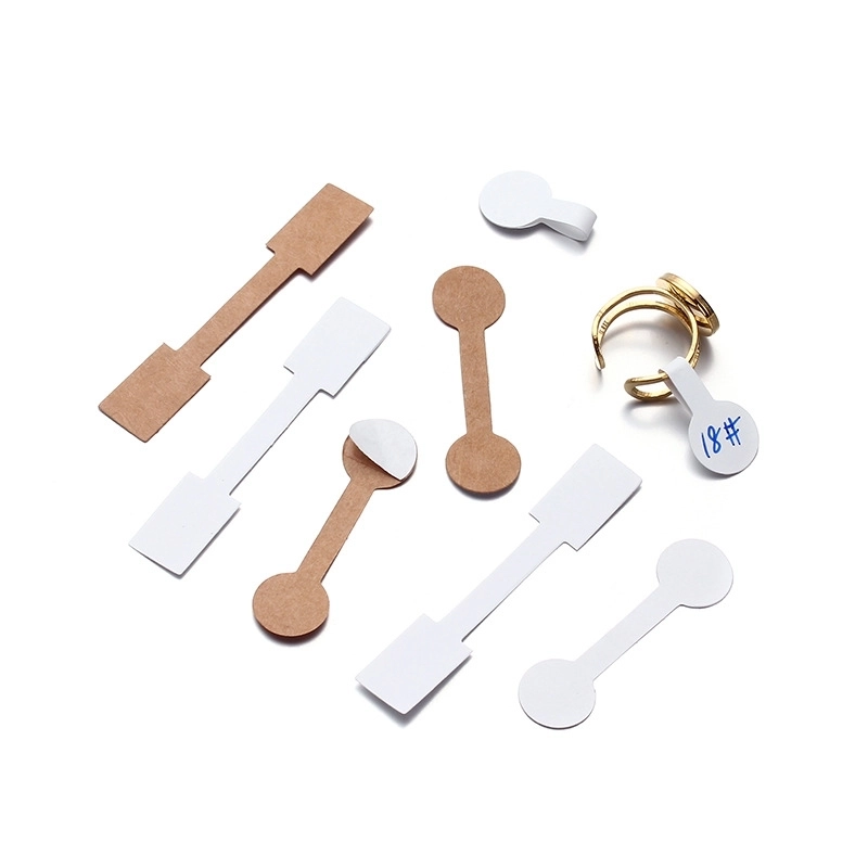 1000 Pieces 100 PCS/Package Paper Minimalist Classic Style Color Block Jewelry Accessories