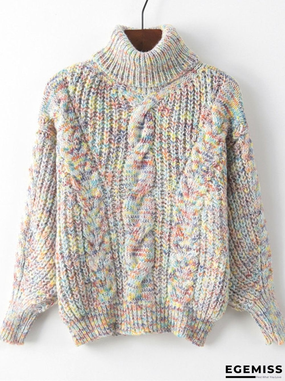 Casual Plus Size Cowl Neck Sweater Pullover | EGEMISS