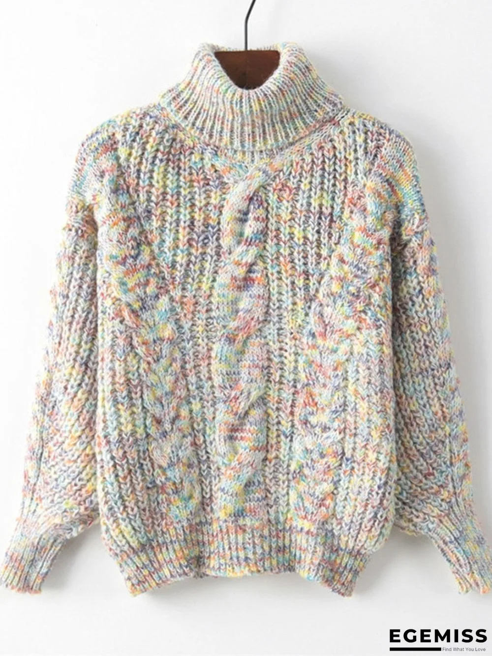 Casual Plus Size Cowl Neck Sweater Pullover | EGEMISS