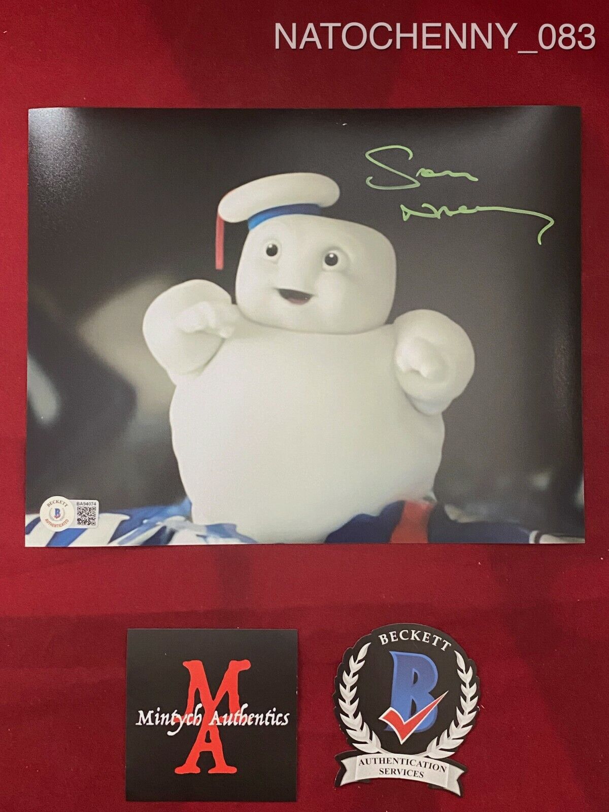 SARAH NATOCHENNY AUTOGRAPHED SIGNED 8x10 Photo Poster painting! GHOSTBUSTERS! BECKETT COA!