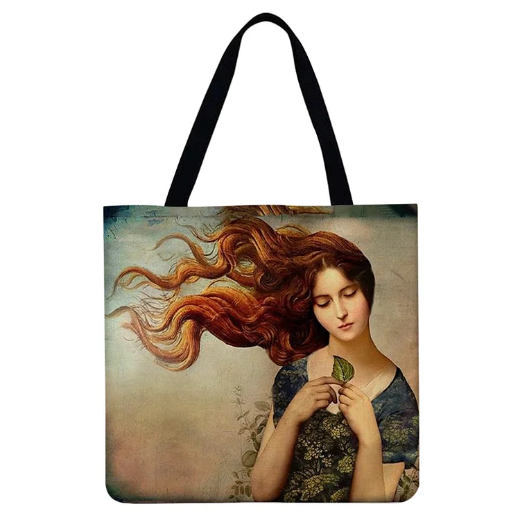 Girls And Fantasy - Linen Tote Bag