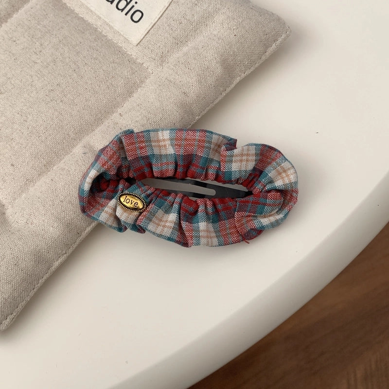 Vintage Style Lady Women’s Lattice Bow Knot Cloth Hair Clip Hair Band Hair Claws