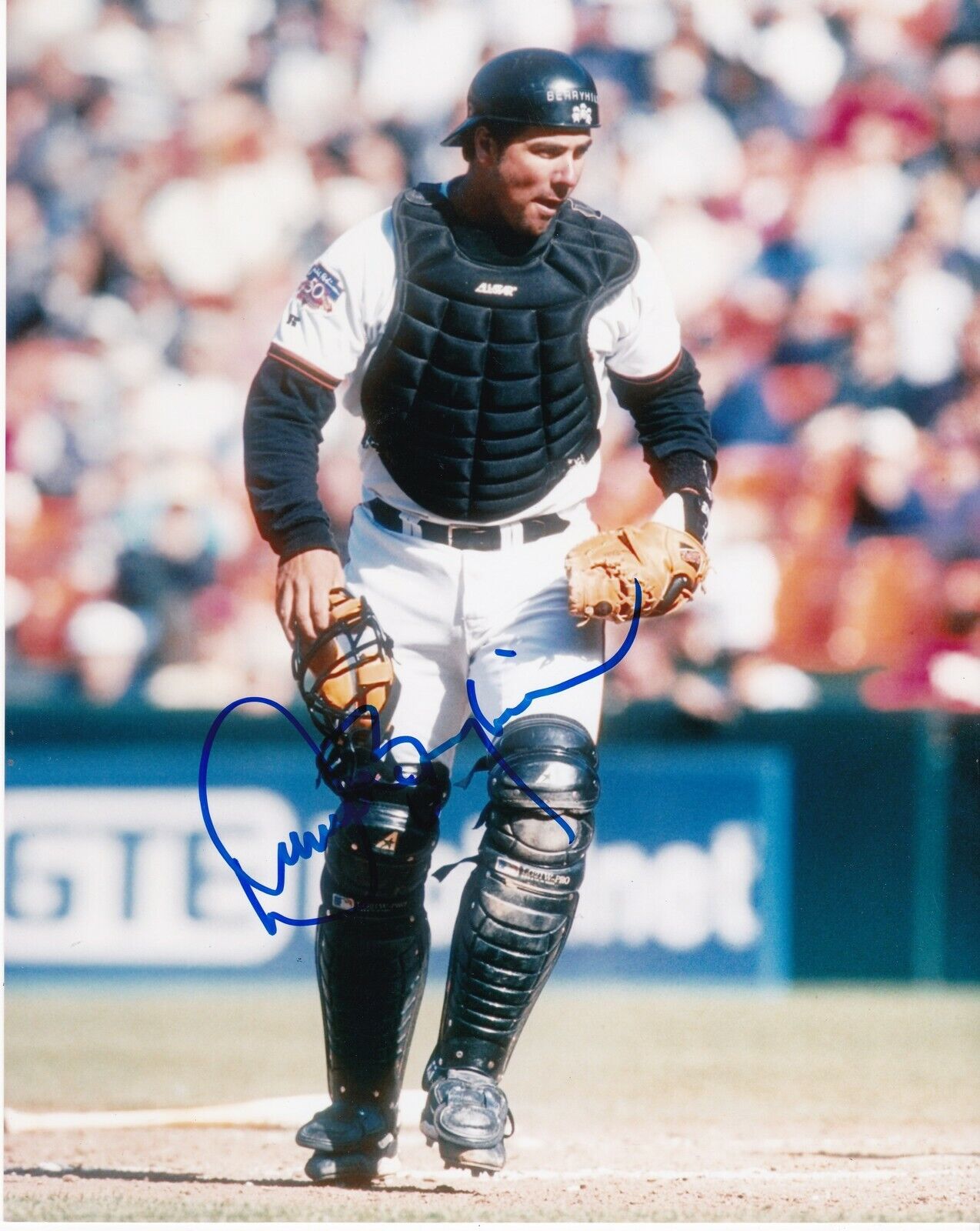 DAMON BERRYHILL SAN FRANCISCO GIANTS ACTION SIGNED 8x10