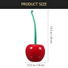 Long Handle Soft Bristle Household ToiletBrush Cherry Toilet Brush Daily Necessities Creative Plastic Cleaning Brush Toilet Brush Set
