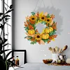 DIY Acrylic Special Shaped Diamond Painting Fall Wreath Ornament Hanging Kit