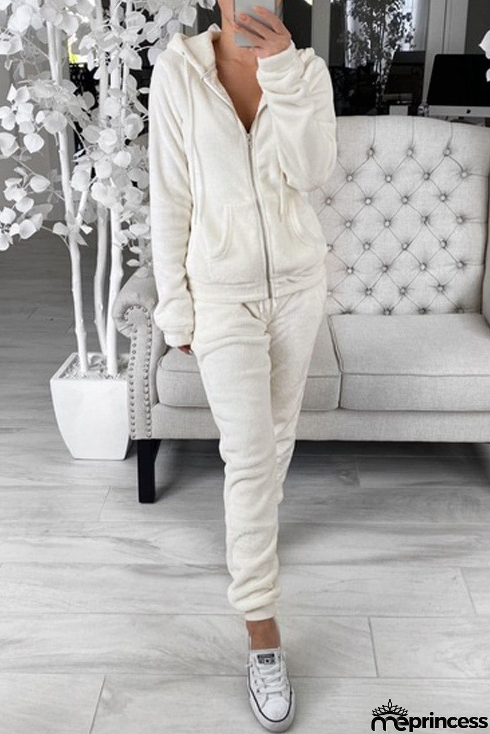 Fleece Hoodie and Pants Sportswear
