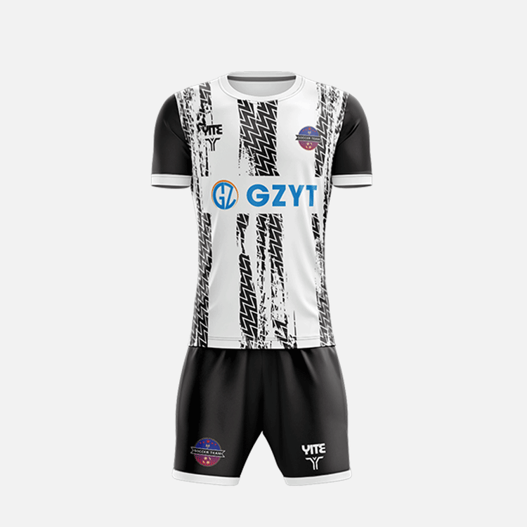 YITE | LZ24-016-Black And White Soccer Uniforms