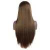 Super Realistic and Natural Medium Length Straight Women's Wig