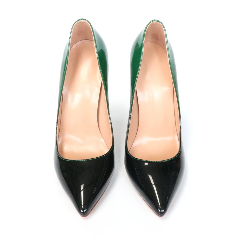 120mm Gradient High Heels Fashion Pumps Patent-MERUMOTE