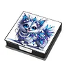 Leather Animals Diamond Painting Notecard Box Flowers Gem Art Sticky Note Holder