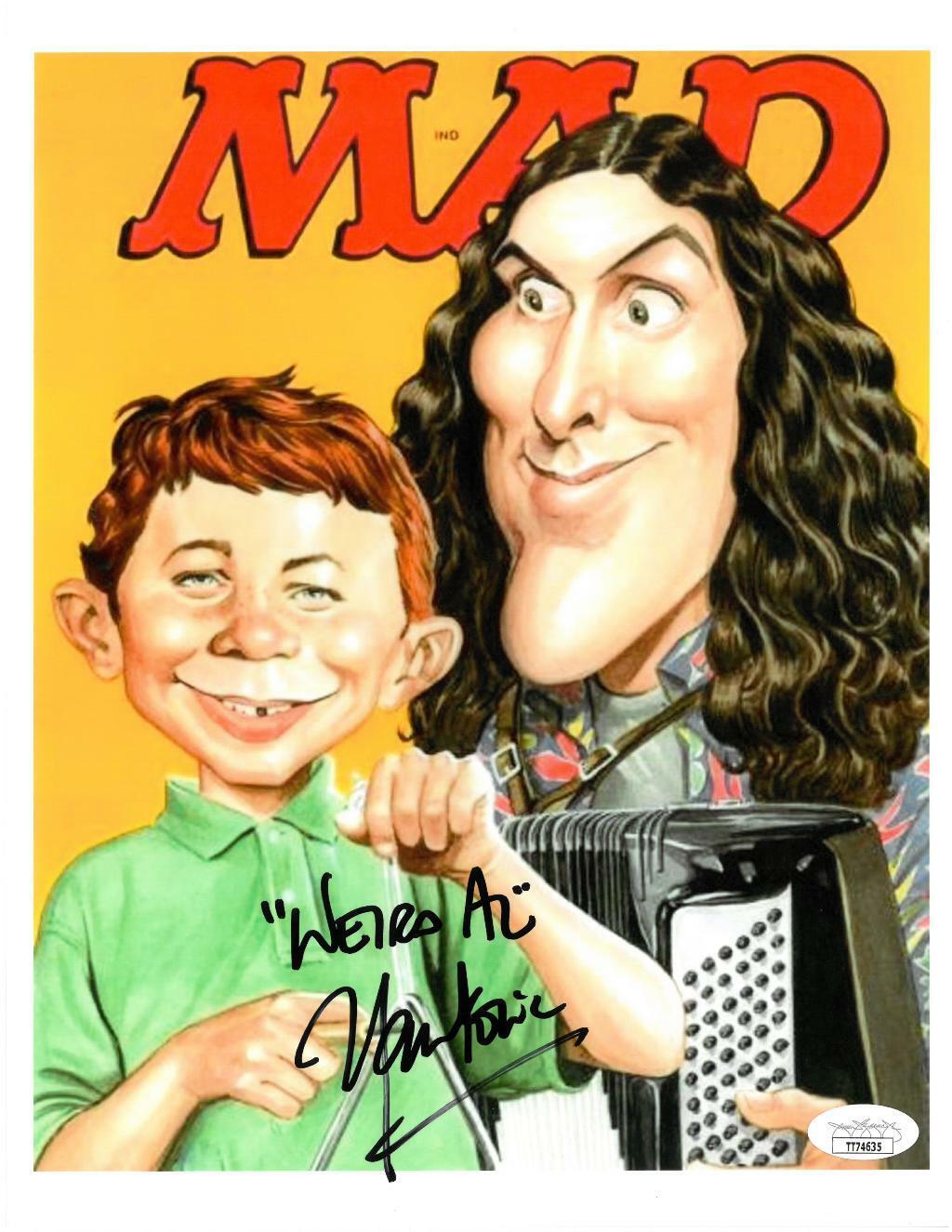 Weird Al Yankovic Signed MAD Authentic Autographed 8.5x11 Photo Poster painting JSA #TT74635