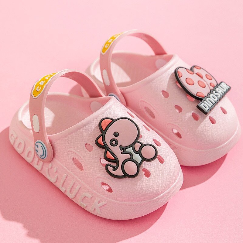 Xangg baby summer slides chlidren home anti-slip clogs cloud slipppers 1-12 year toddlers beach shoes cartoon sandals