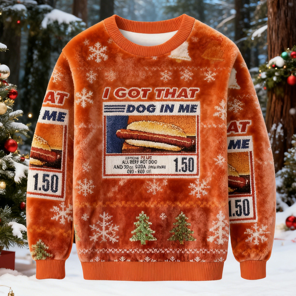 I Got That Dog In Me Christmas Ugly Sweatshirt elevenforest