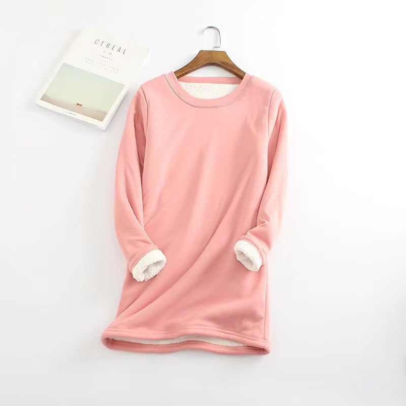 Lamb Fleece Thermal Top | 168DEAL