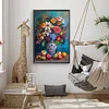 (US Local)Flower-Paint By Numbers Kit(40x60cm)