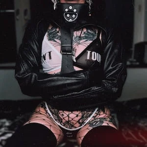 pornhint Pornhint Women Open Breast Leather Bondage Cupless Straitjacket Women's Top Restraint Costumes BDSM