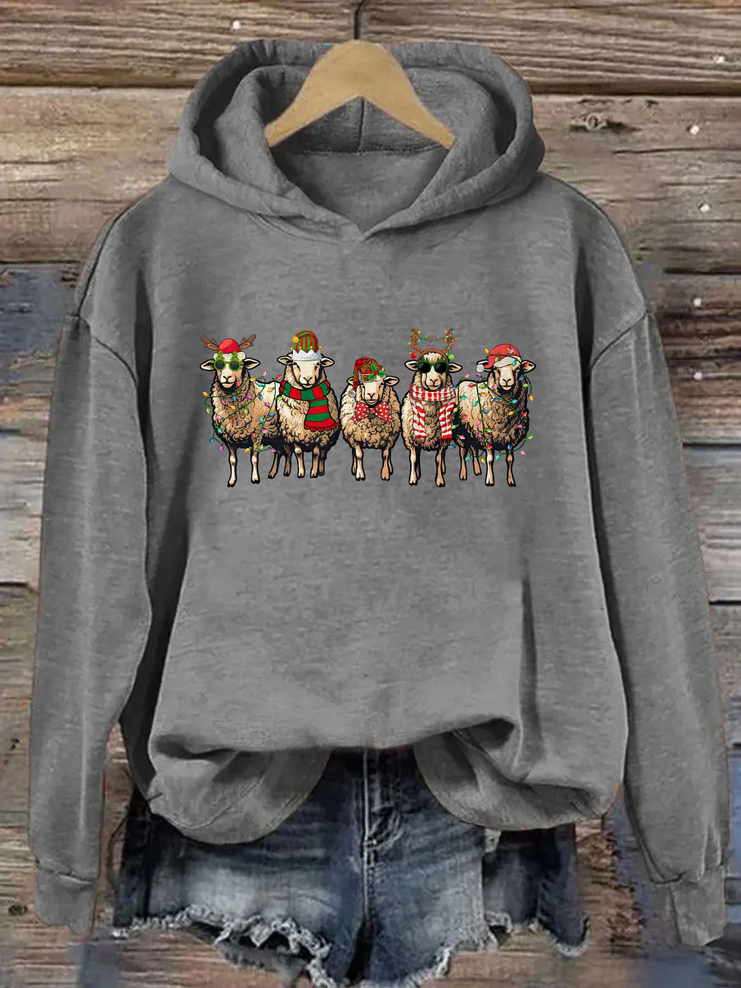 Sheep Christmas Hoodie