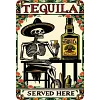 Tequila - Panneaux en &eacute;tain m&eacute;tallique(20*30cm/30*40cm)