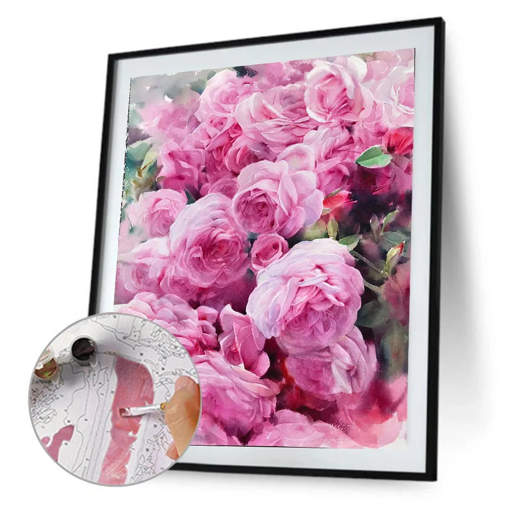 DIY Paint By Number 40*50cm - Garden Rose