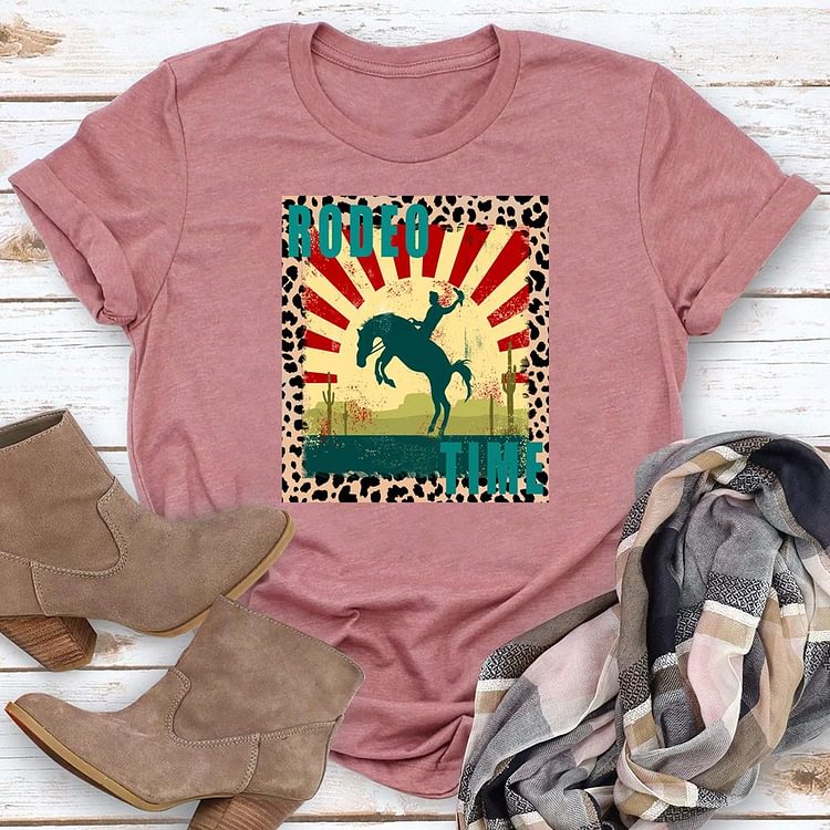 ANB - Rodeo time western style Retro Tee -06257