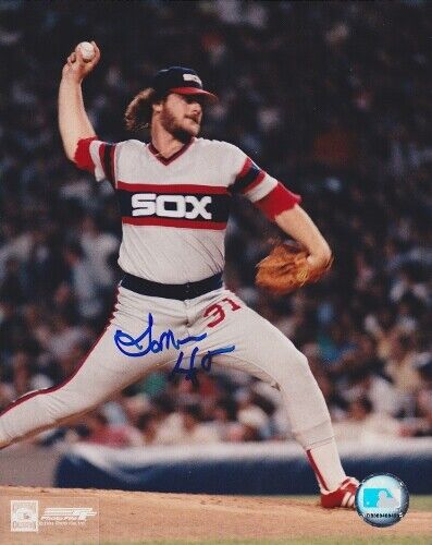 LaMarr Hoyt Signed - Autographed Chicago White Sox 8x10 inch Photo Poster painting with RDM COA