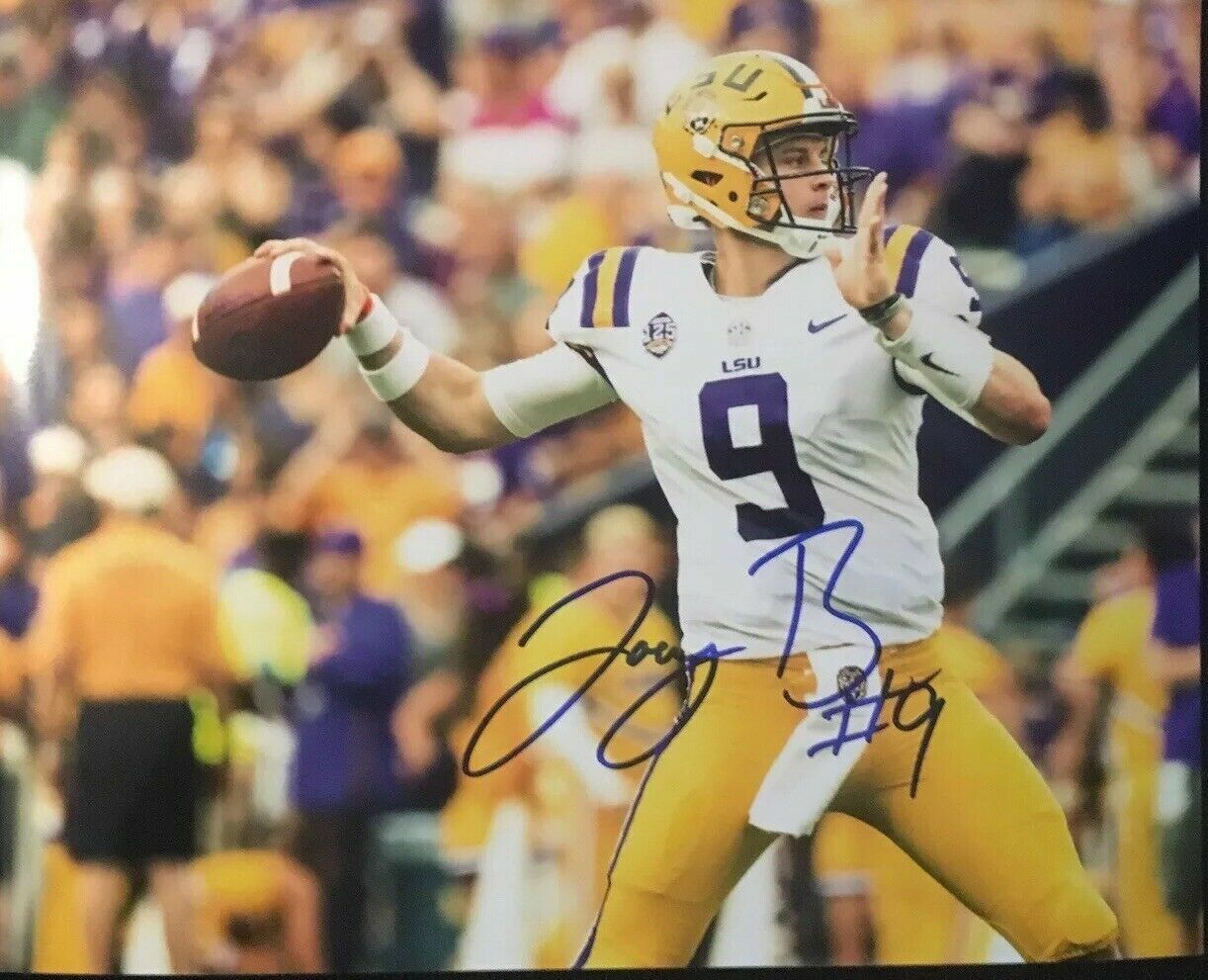 Joe Burrow Autographed Signed 8x10 Photo Poster painting ( LSU Tigers ) REPRINT ,