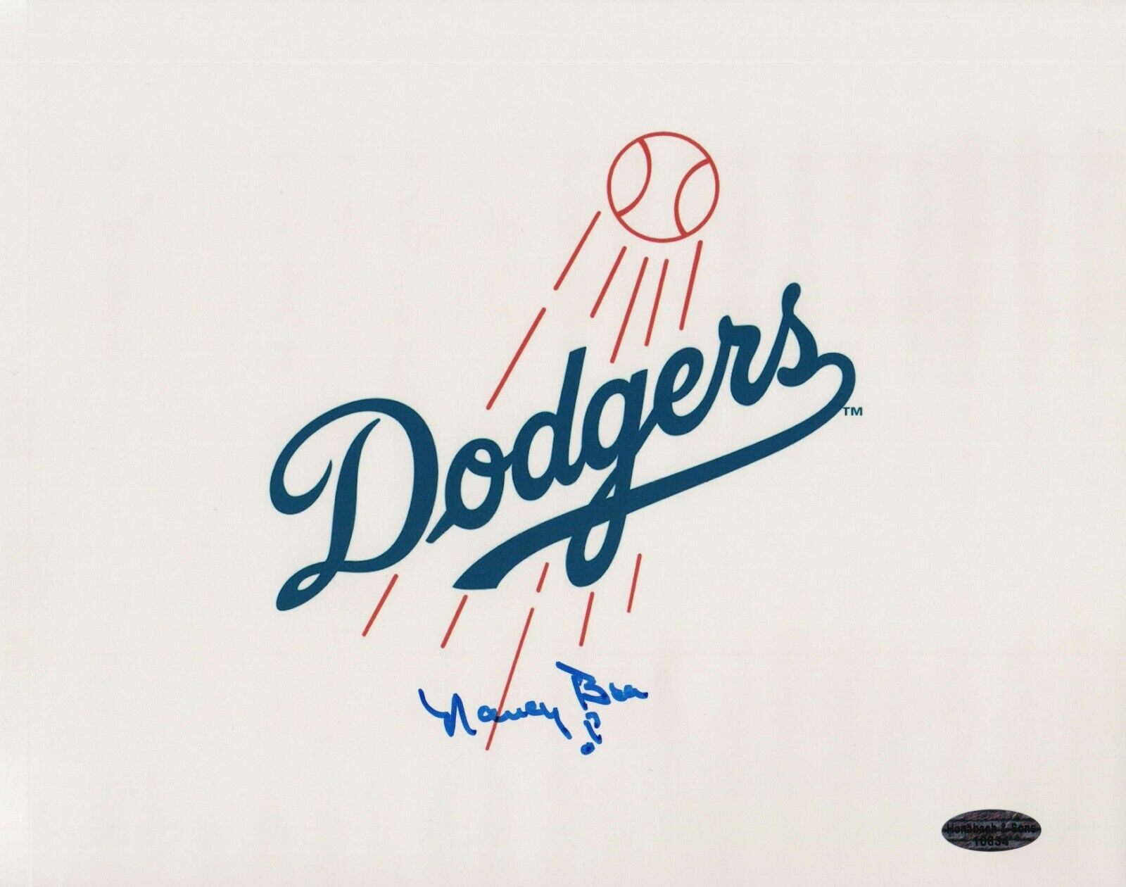 Nancy Bea Signed Autographed 8X10 Photo Poster painting LA Dodgers Organist on Logo w/COA