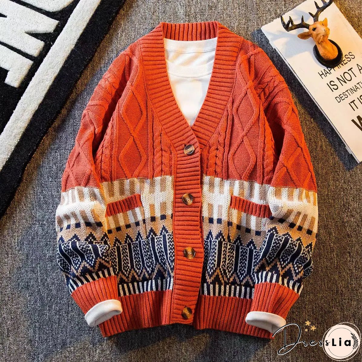 Ashland Wool Blend Knitted Cardigan