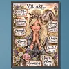 Farmhouse Faith Quote Art Special Shaped 5D DIY Partial Drill Diamond Painting Kits for Adults Beginners Home Decor Diamond Dots Paintings Diamonds Paintings Gem Art 13.78x17.72inch
