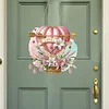 (US Local)Acrylic Special Shape Lily Hot Air Balloon Double Sided Effect DIY Diamond Painting Hanging Pendant