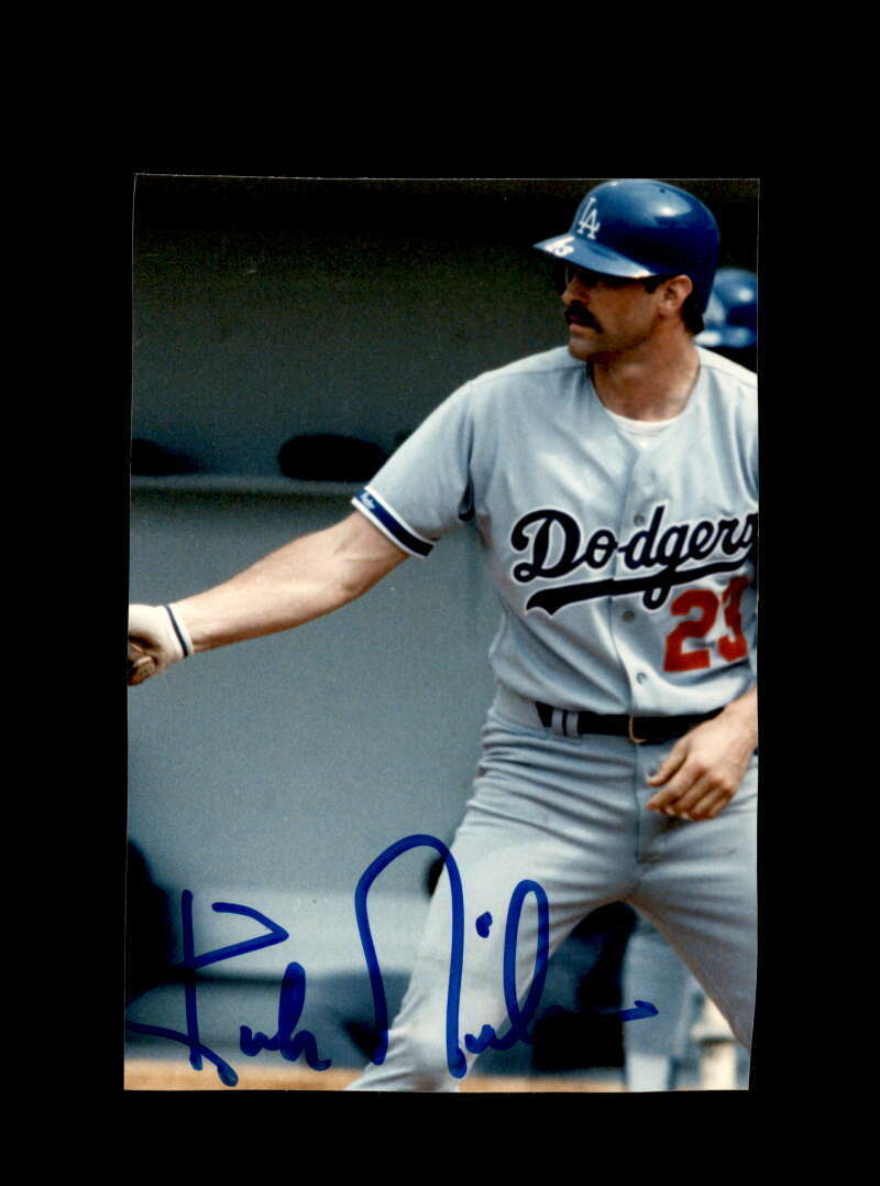 Kirk Gibson JSA Coa Signed 4x6 Los Angeles Dodgers Photo Poster painting Autograph