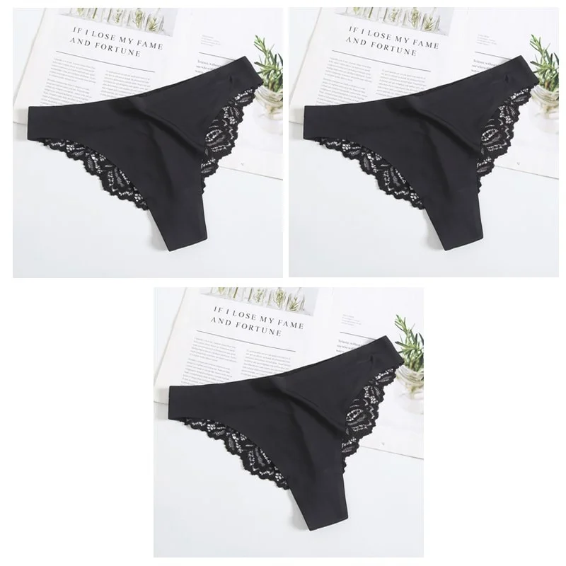 Billionm Sexy Lace G String Panties For Women Nylon Silk Panty Thong Briefs Underwear Lingerie Female Ladies Floral Pantys Underpants