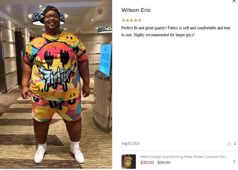 big men's clothing