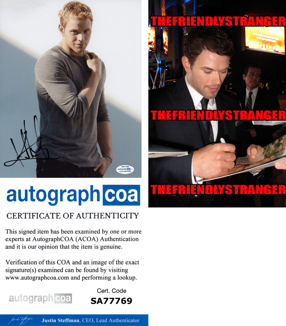 KELLAN LUTZ signed Autographed 8X10 Photo Poster painting b PROOF FBI Twilight SEXY Hot ACOA COA