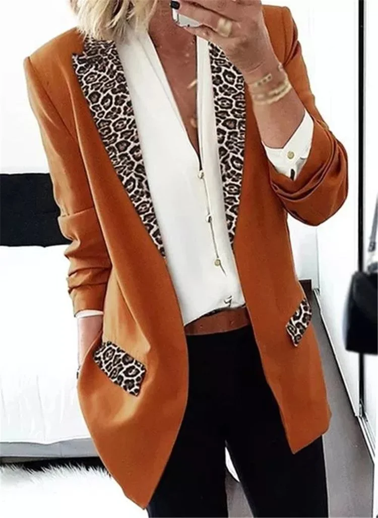 Leopard Jointed Elegant Jacket