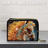 2pcs Horse Pattern Diamond Painting Fashion Card Holder Compact Coin Purse