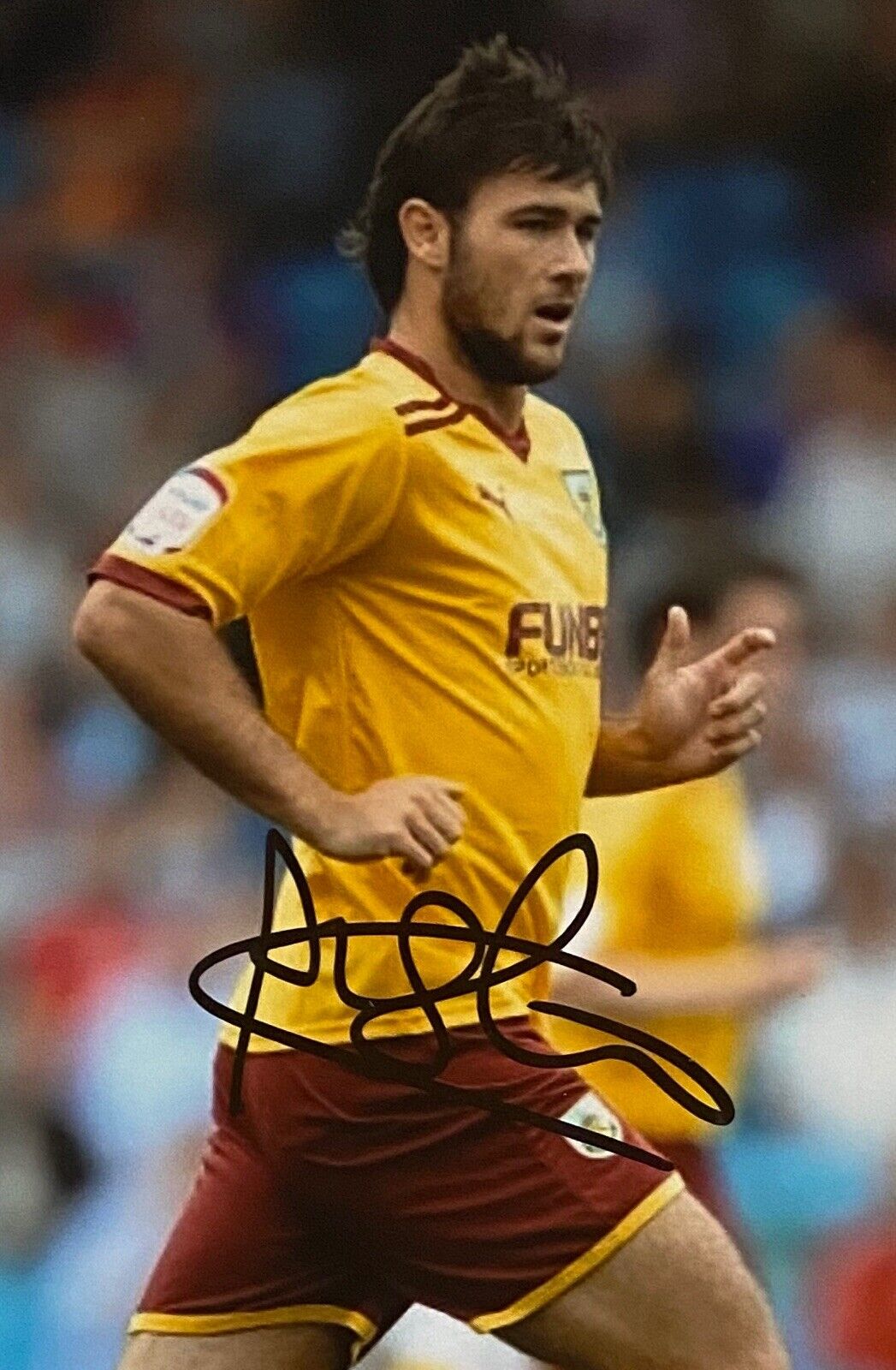 Charlie Austin Genuine Hand Signed 6X4 Photo Poster painting - Burnley