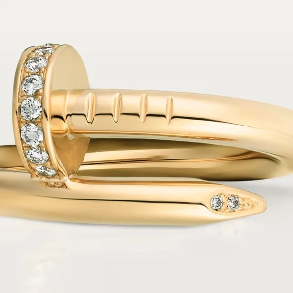 Just a Clou ring Yellow gold, diamonds