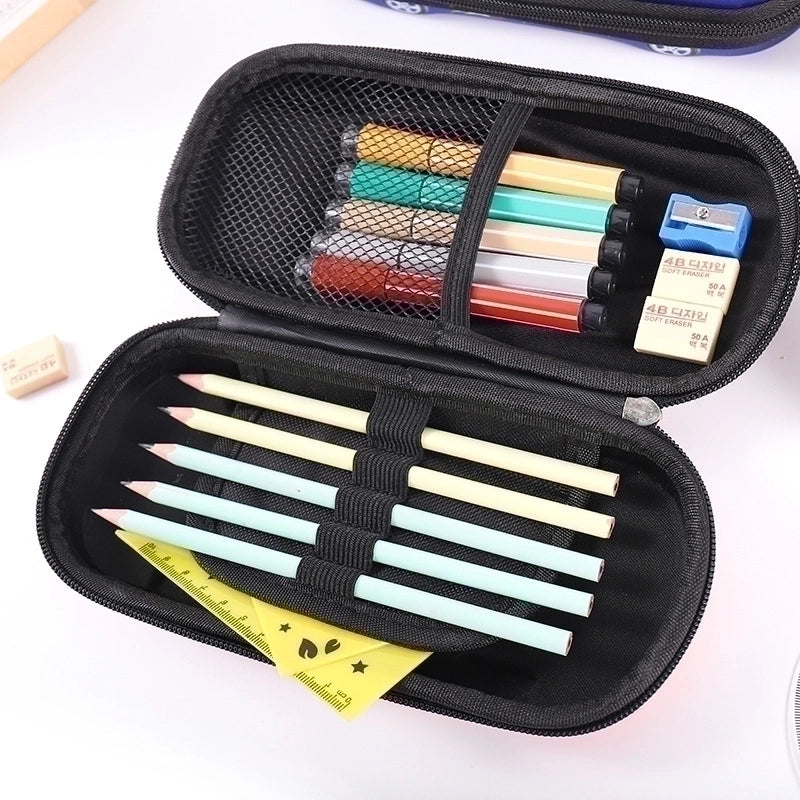 Color Block Eva Graduation Cartoon Style Minimalist Pencil Case3