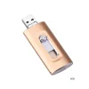 Cl&eacute; USB haute capacit&eacute; 3 en 1 avec s&eacute;curit&eacute; par empreinte digitale