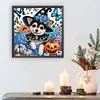 Chien D&rsquo;Halloween-Sp&eacute;cial En Forme De Diamant Peinture-40 * 40CM