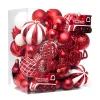 65PCS Colorful Christmas Tree Hanging Decor Balls