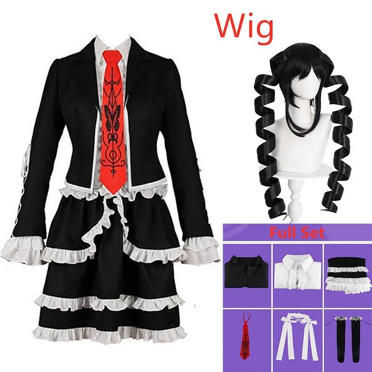 Anime DanganRonpa yasuhiro taeko Cosplay Costume School Uniform SP17136