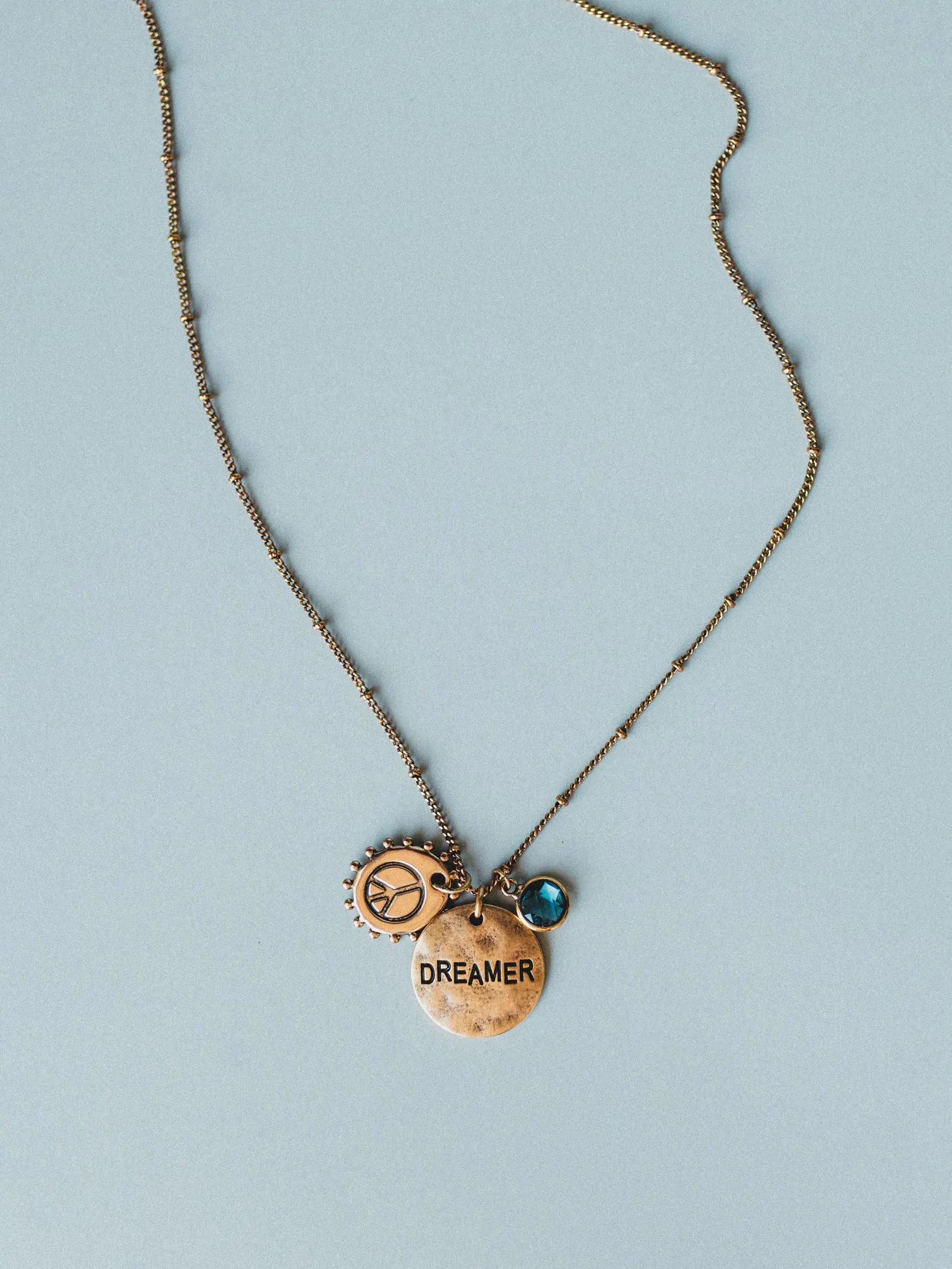 March Dreamer Birthstone Necklace - Aquamarine