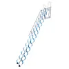 [US Local Warehouse] Ceiling Mount Attic Ladder Hidden Retractable Loft Ladder W/Pull Rod (Blue)